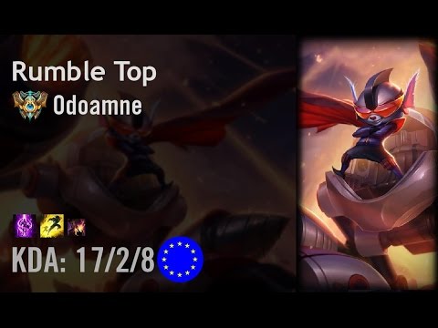 Rumble Top vs Maokai - Odoamne - EUW Challenger Patch 6.8