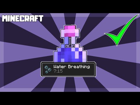 MINECRAFT | How to Make a Potion of Water Breathing! 1.16.3