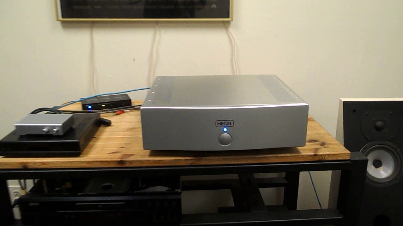 Hegel H20 amp XLR test