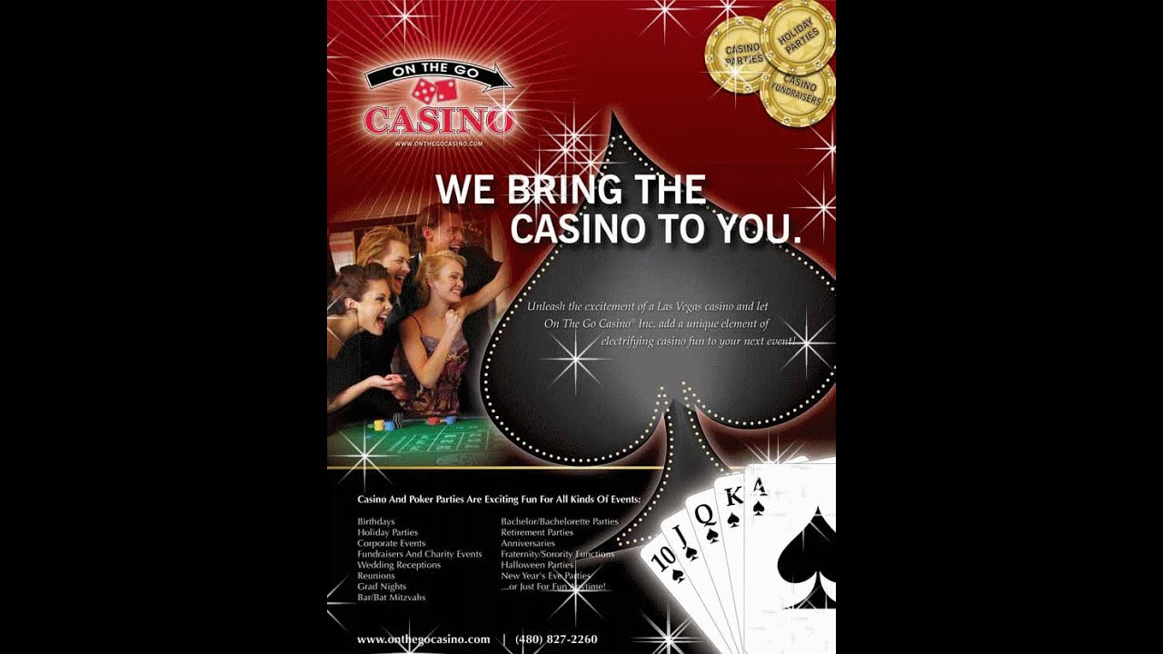 Promotional video thumbnail 1 for On the Go Casino Parties