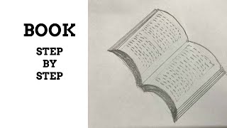 Open Book Drawing Easy Step By Step - Erwingrommel