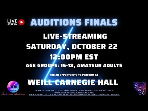 Carnegie Weill Gala Auditions Finals
