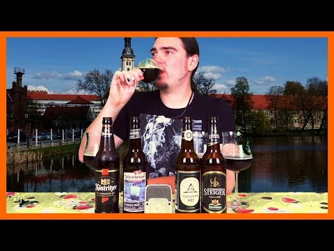 Schwarzbier-Test (vier Biere)