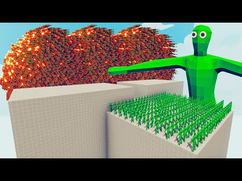 200x ZOMBIE vs EVERY GOD - Totally Accurate Battle Simulator TABS