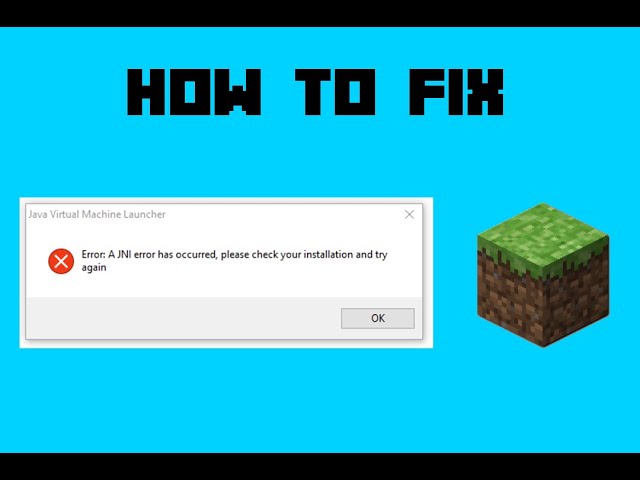 How To Fix The Jni Error In Java Edition When Setting Up A Minecraft Server