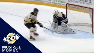 Must See Moment: Danny Pearson scores five-hole on a shorthanded breakaway