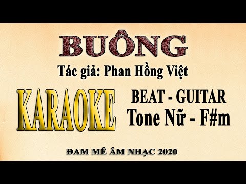 Karaoke BUÔNG - Triều Linh Tone Nữ