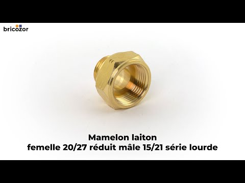 Mamelon laiton femelle réduit mâle série lourde BRICOZOR