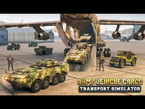 Army Vehicle Cargo Transport Simulator | Armored Jeep & Tank