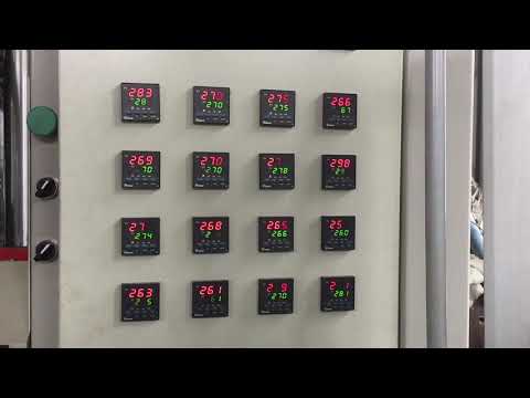 TQC plastic thermoforming machine for making plate/tray with 3 parts