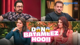 Download lagu Salman Khan and Aamir Khan Question the Girls🫣 | Two Much With Kajol and Twinkle #comedy #bollywood  mp3