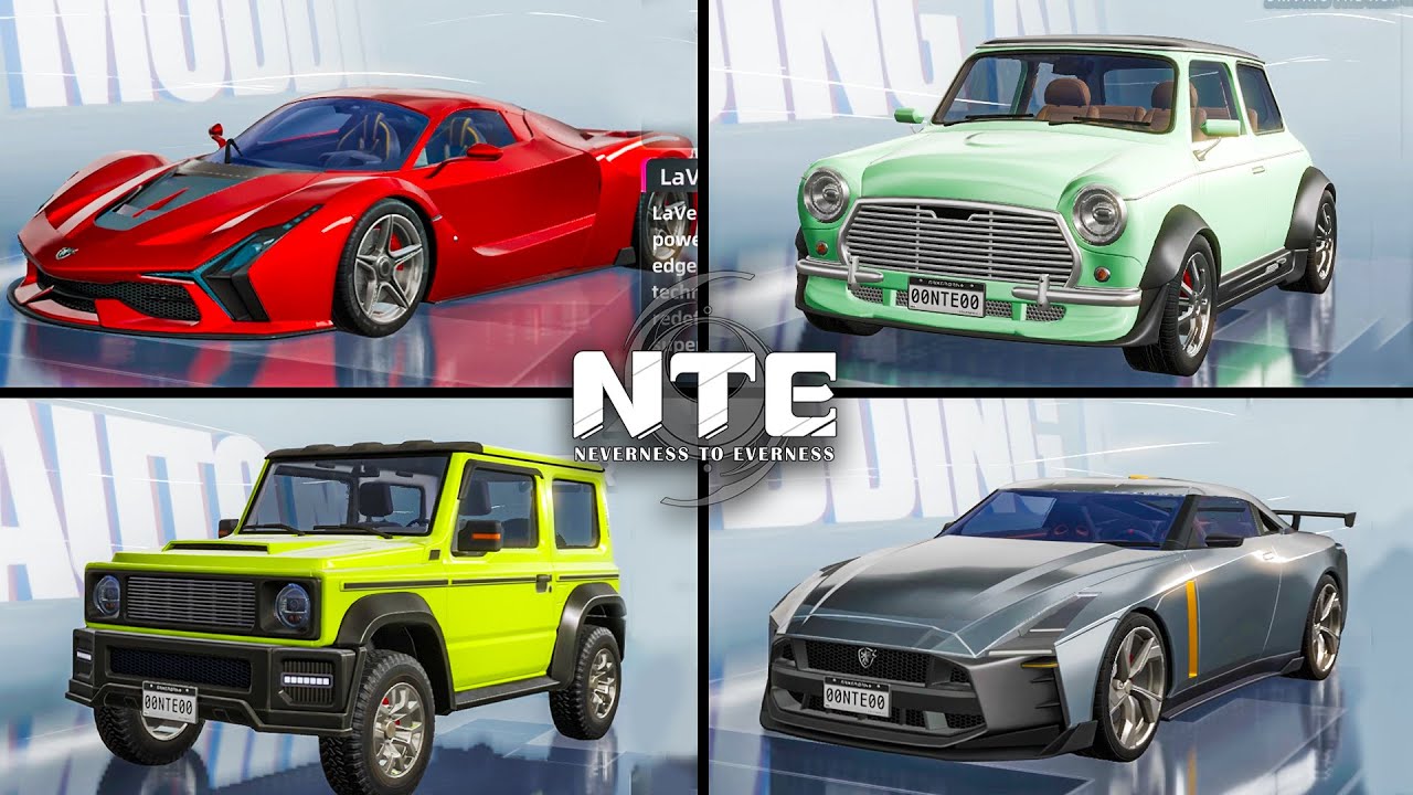 All Car in NTE Showcase | Neverness to Everness