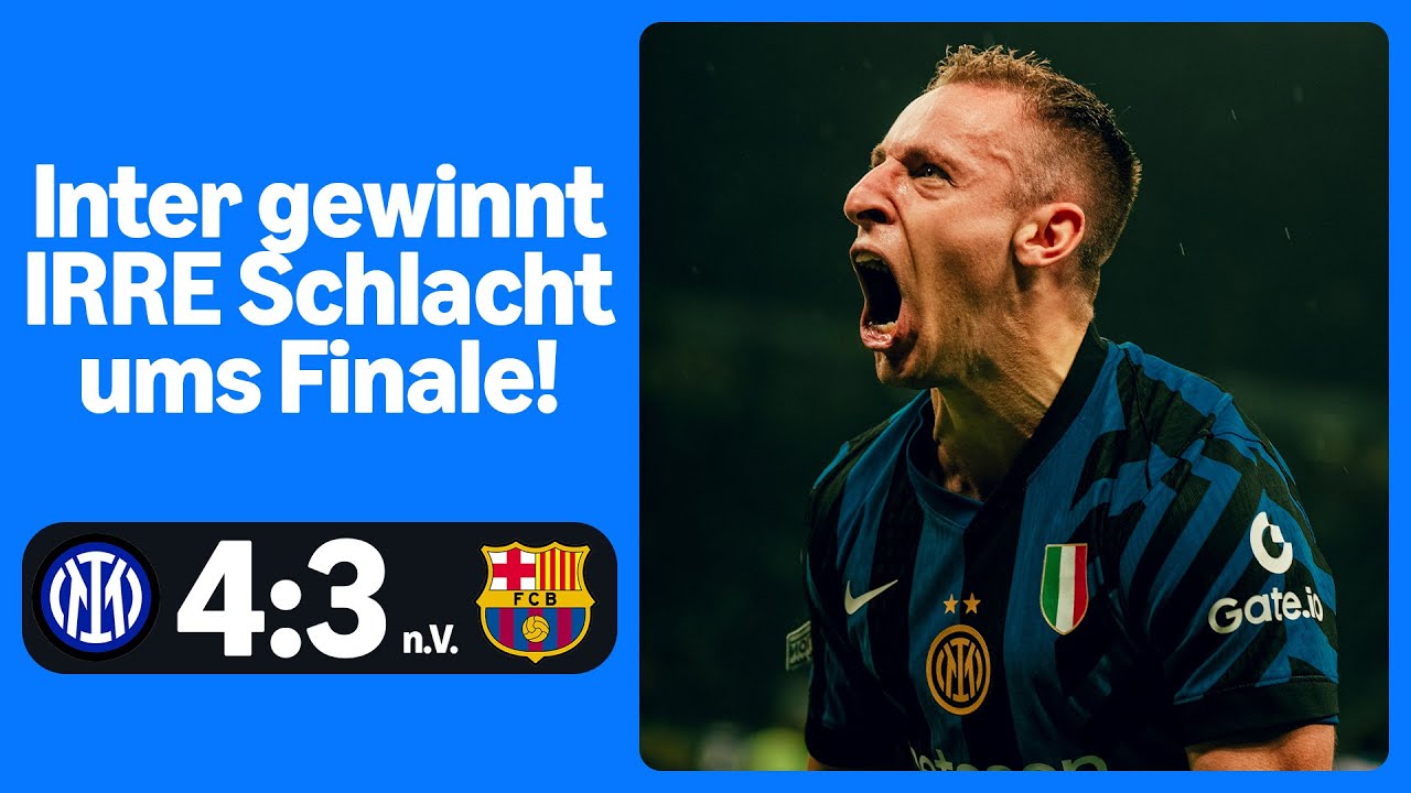 Inter Mailand 4:3 FC Barcelona | Highlights - UEFA Champions League