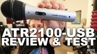 Video thumbnail for Audio Technica ATR2100-USB Review / Test by Podcastage