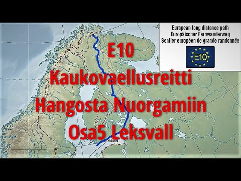 Suomi-seikkailu Hangosta Nuorgamiin ( E10 Kaukovaellusreitti ) Osa5 Leksvall