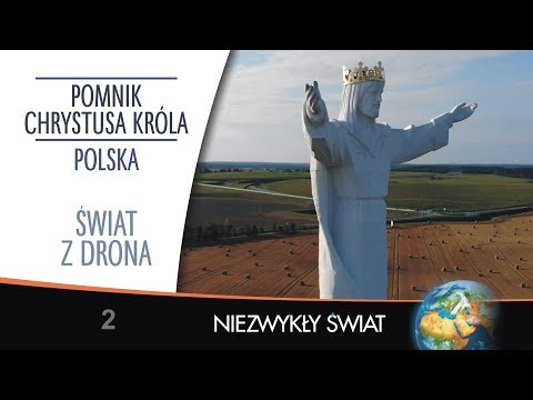 Świat z drona - Polska - Pomnik Chrystusa Króla - Lektor PL