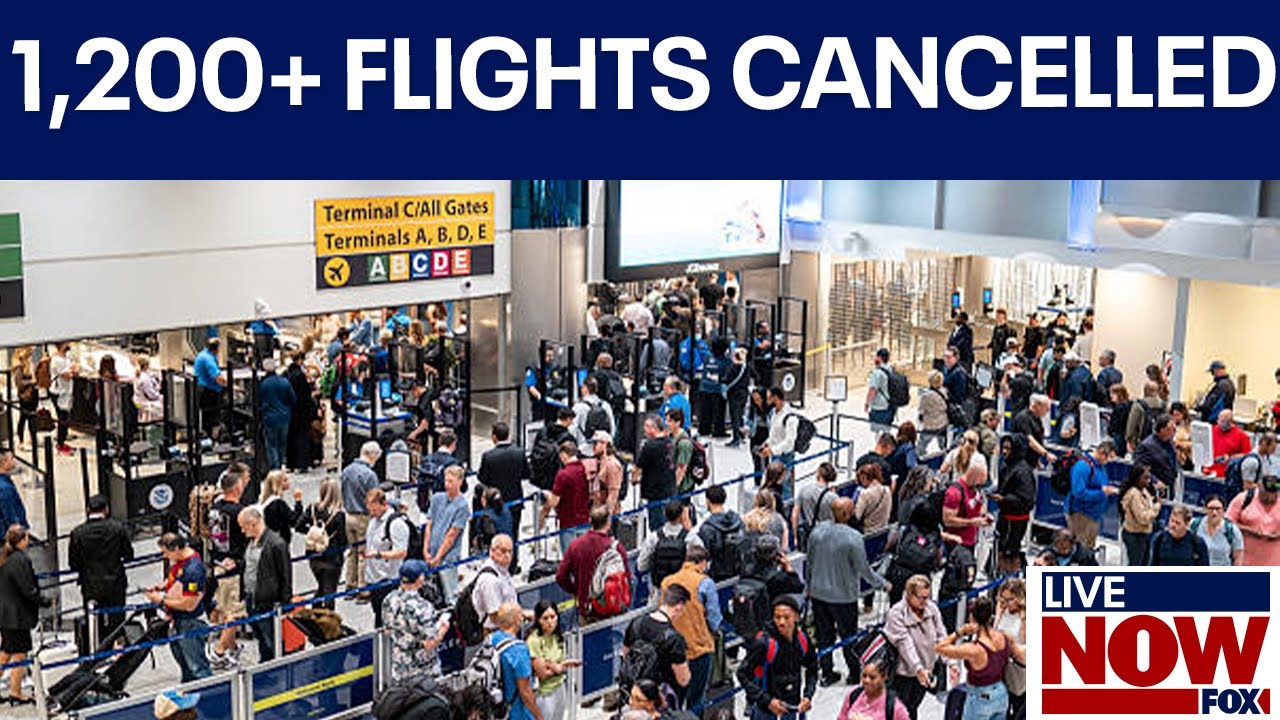 1,200+ flights cancelled, hundreds delayed amid shutdown