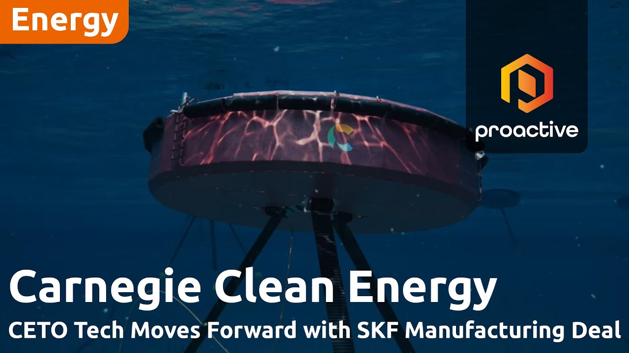 Carnegie Clean Energy partners with SKF to advance Wave Energy Technology