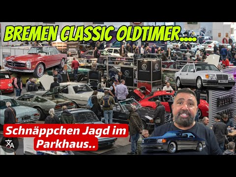 Oldtimer Schnäppchen im Parkhaus..Bremen Classic Messe..