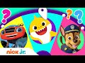 Spin The Wheel Of Friends W Baby Shark Paw Patrol Blaze Ep 9 Nick Jr