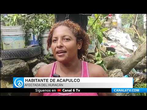 Video: Otis dejó estragos no solo en las zonas turísticas de Acapulco