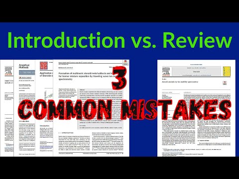 Introduction vs  Literature Review: 3 Common Mistakes