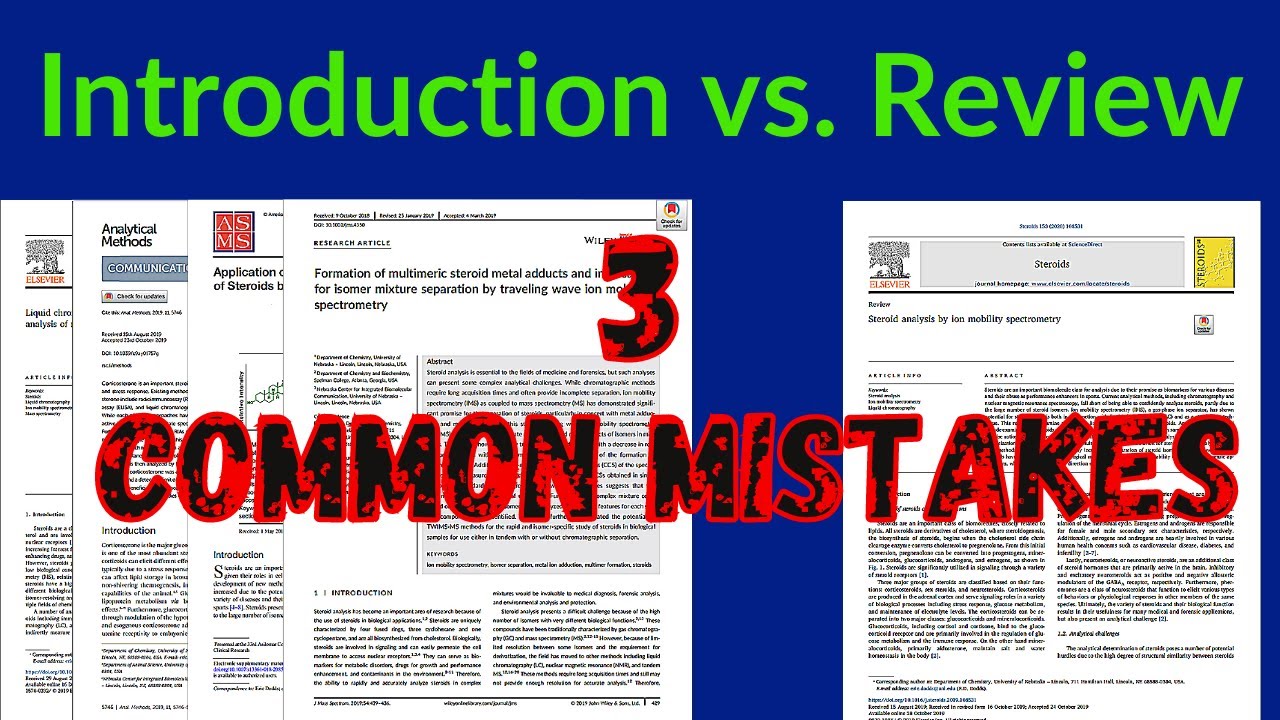 Introduction vs  Literature Review: 3 Common Mistakes
