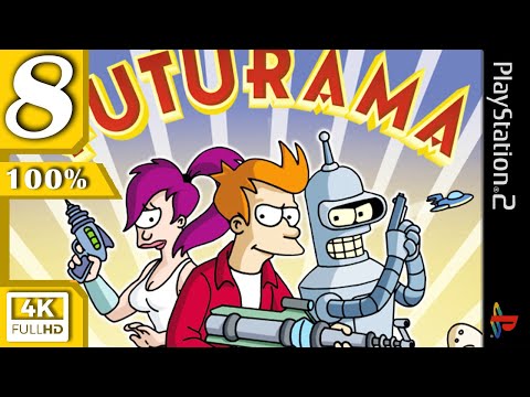 Futurama: The Game | Level 8 - Weasel Canyon |「100% Walkthrough | 4KHD」