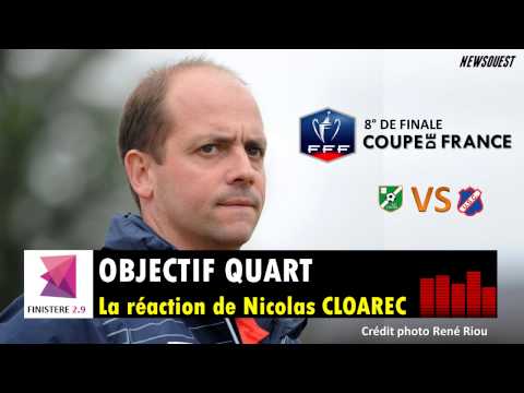 IC Croix - US Concarneau : Réaction de Nicolas Cloarec