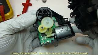 Replace/Fix A 2006 Silverado Driver's Side HVAC Temperature Actuator