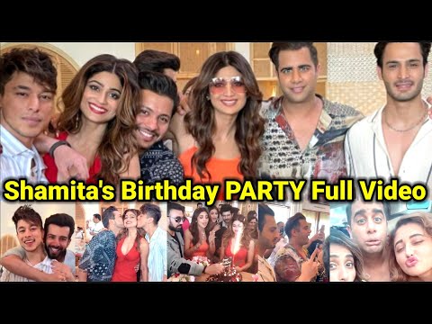 Shamita Shetty Birthday PARTY with Pratik, Umar, Rashami, Nishant| Rakhi Sawant LIVE,Shamita's Party