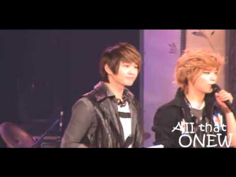 [FANCAM] 110303 Onew talking like an MC @ K. Founding Special Concert