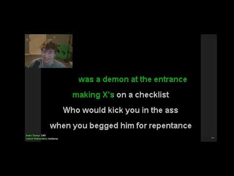 Charlie Slimecicle sings "Charlie's inferno"