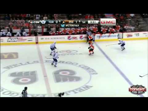 Maple Leafs at Flyers  Game Highlights   NHL VideoCenter   Philadelphia Flyers