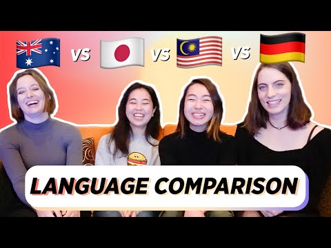 Differences In Pronunciation - English / Japanese / Malay / German ?? ?? ?? ??
