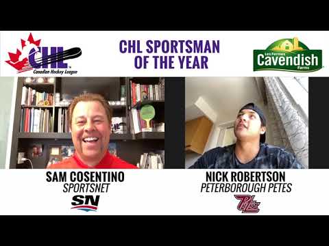 CHL Awards 1-on-1 with Nick Robertson