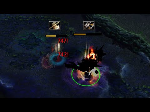 DOTA SHADOW FIEND vs MORTRED: LEGENDARY ULTRA KILL (5 vs 1)