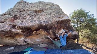 Video thumbnail of Pool Party, V10. Unaweep Canyon