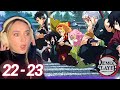 THE HASHIRAS Episodes 22 23 Demon Slayer REACTION Season 1