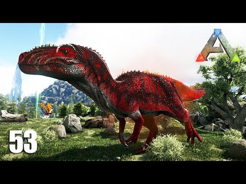 Um CARCHARADONTOSSAURO ALPHA apareceu bem perto de mim - Vamos ter de enfrentar - ARK VALGUERO #53