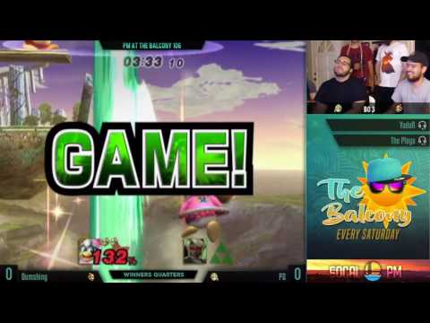 PM @ the Balcony 106 (The Final Balc) - Winners Quarters ft. Dumshiny (Dedede) VS P2 (Link)