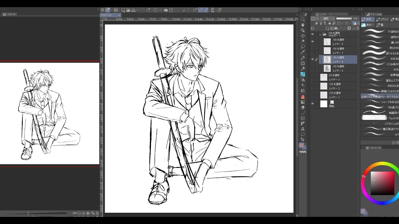 【バイノーラルイラスト作業配信】落ち着いたのでカイトのイラストでも描きますか【リベリオンヴァンパイア】