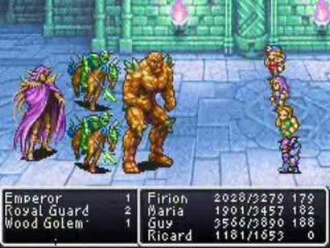 Final Fantasy II DOS Boss Battle #16 - Emperor