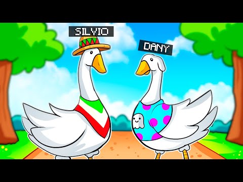 2 GANSOS MUY TONTOS dominaran EL MUNDO 😂🦆 SILVIOGAMER PANCRACIO y DANY