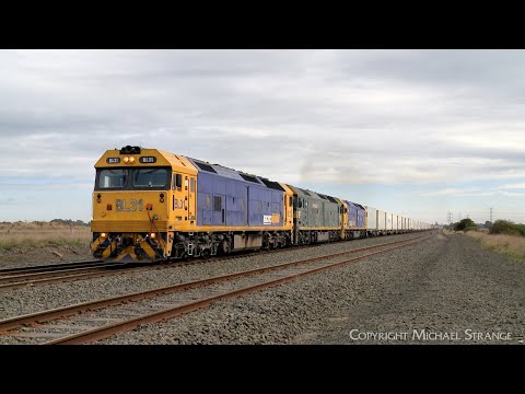 7902V Mildura Container Train With  BL31  G539  G527 At Gheringhap (23/5/2025) - PoathTV Railways