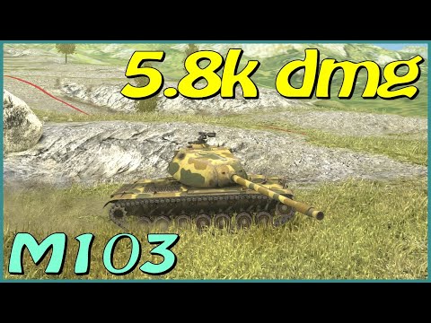 WOT Blitz / M103 / 4 frags / 5.8k dmg
