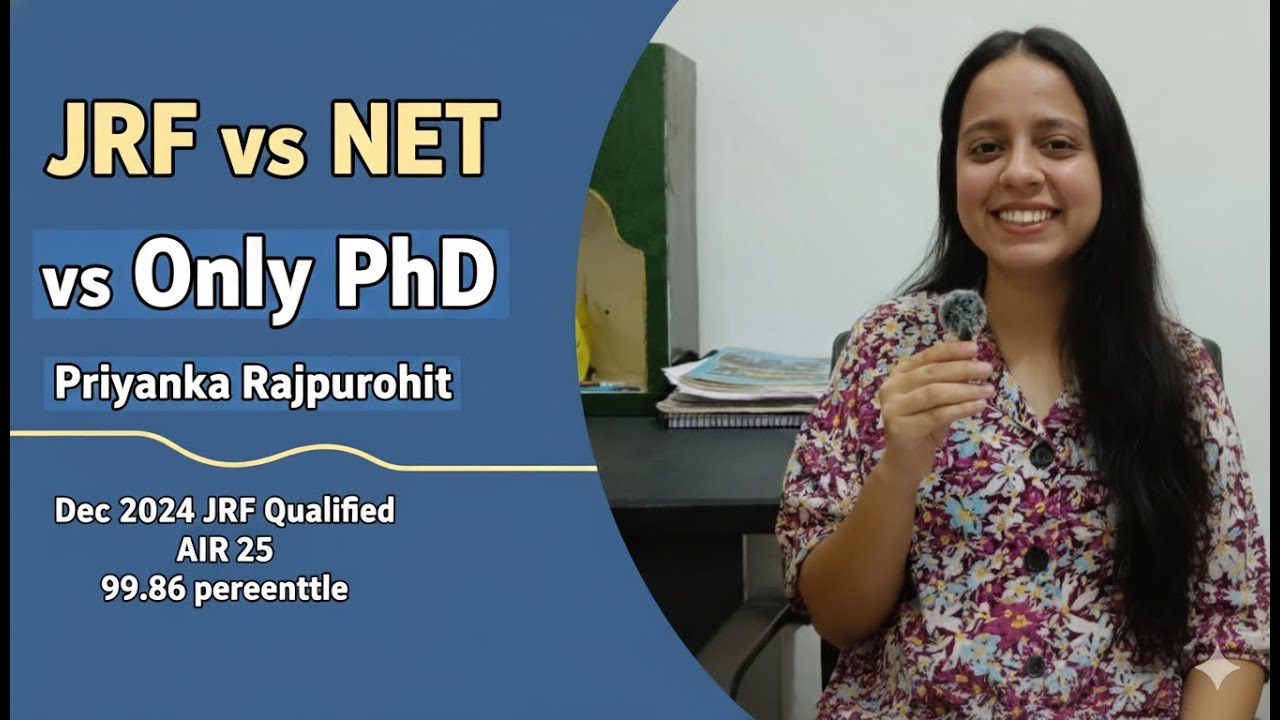 PhD vs NET vs JRF Explained | Eligibility, Benefits & Career Opportunities #ugcnet2025 #jrf #ugcnet