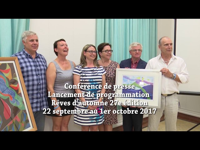 Conférence de presse – Lancement de programmation de Rêves d’automne 2017