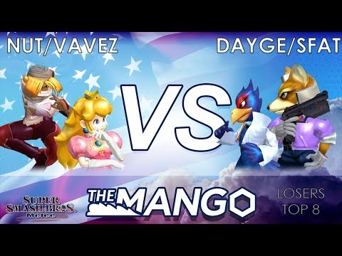 The Mango - Vavez / Nut  (Red) VS Dayge / SFAT (Blue) - SSBM Losers Top 8