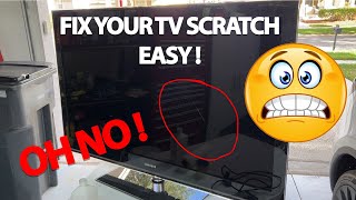How To Fix A Scratched TV EASY!